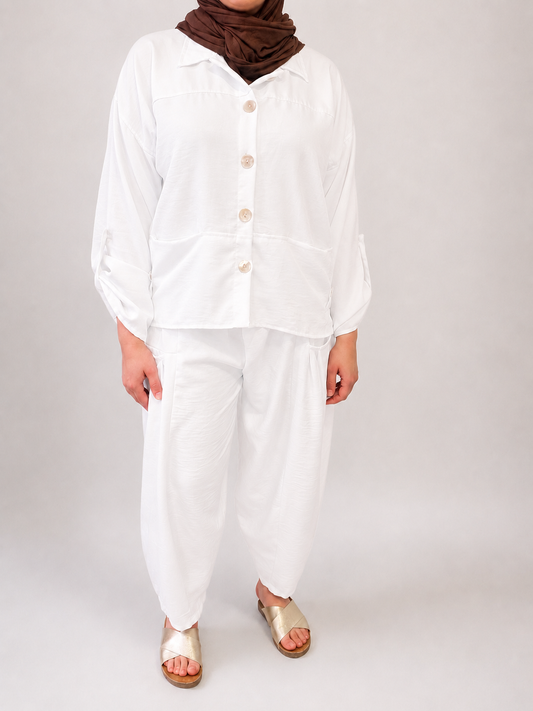 Barrel set - white