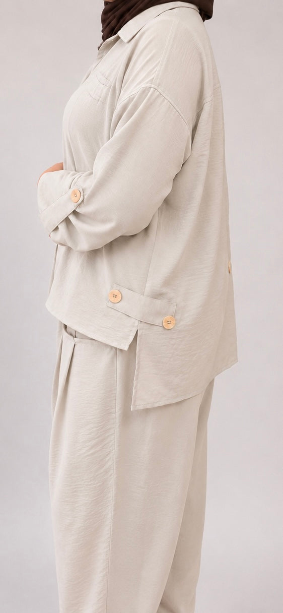 Barrel set - beige